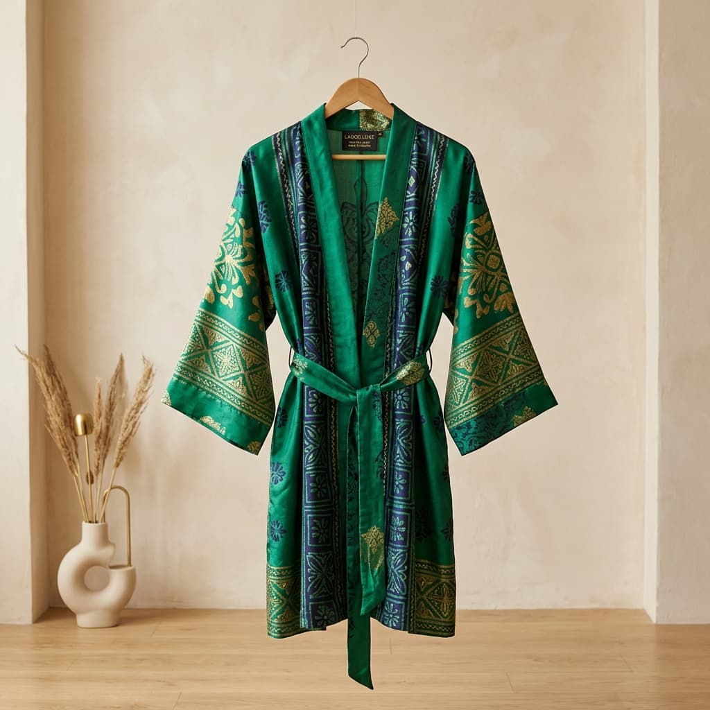 Adire Kimono